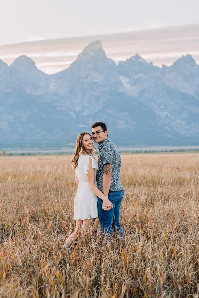 Fall Couple Photography, Posing Ideas for Jackson Hole Engagements, Idaho Wedding Photographer