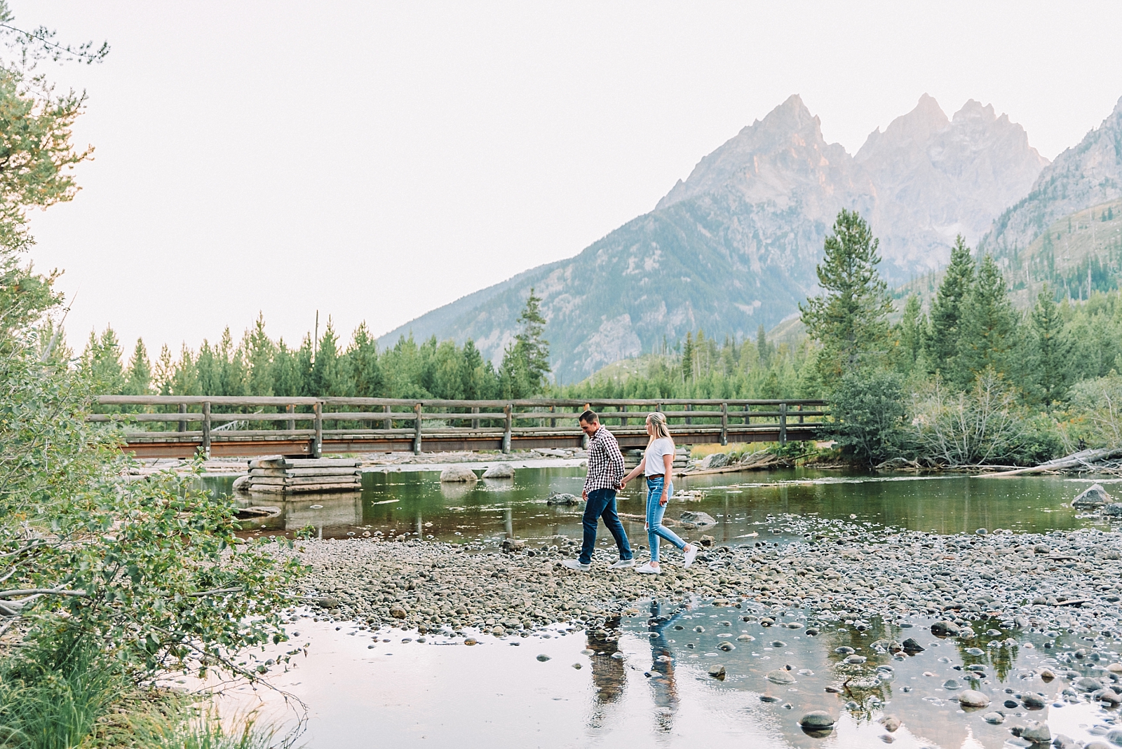 Grand Teton Engagements, posing ideas for engaged couples