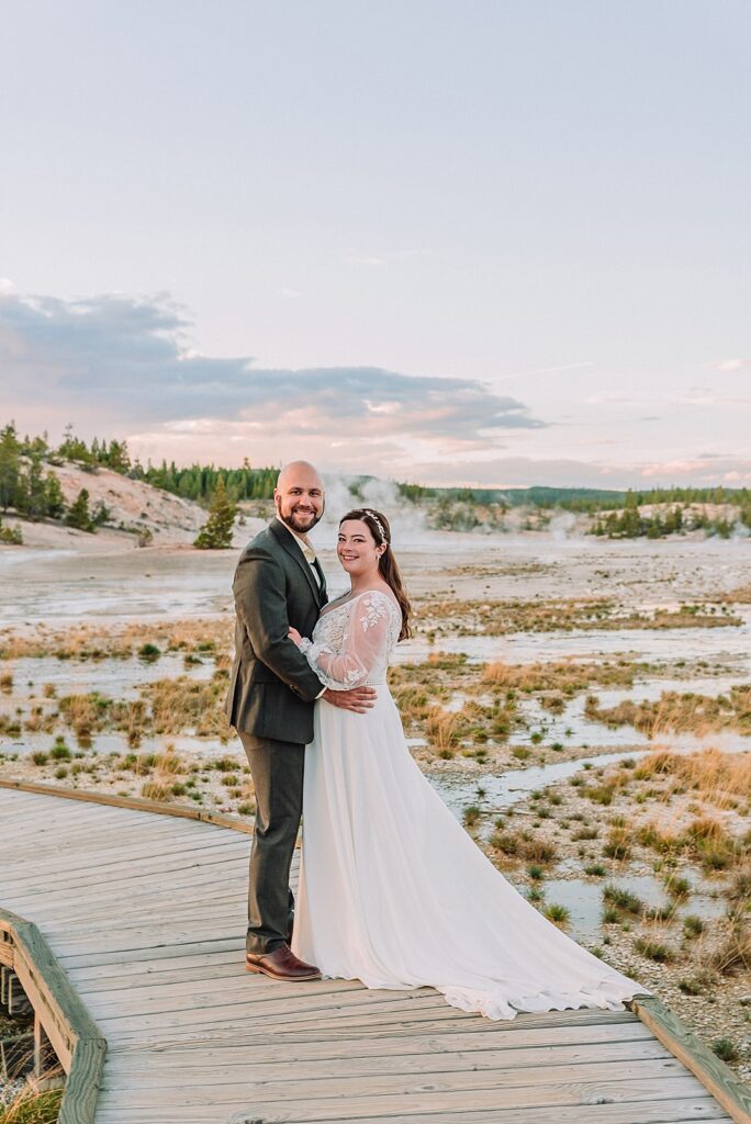 Norris Geyser Basin Elopement, Wyoming wedding photographer, Yellowstone National Park Elopement Photography