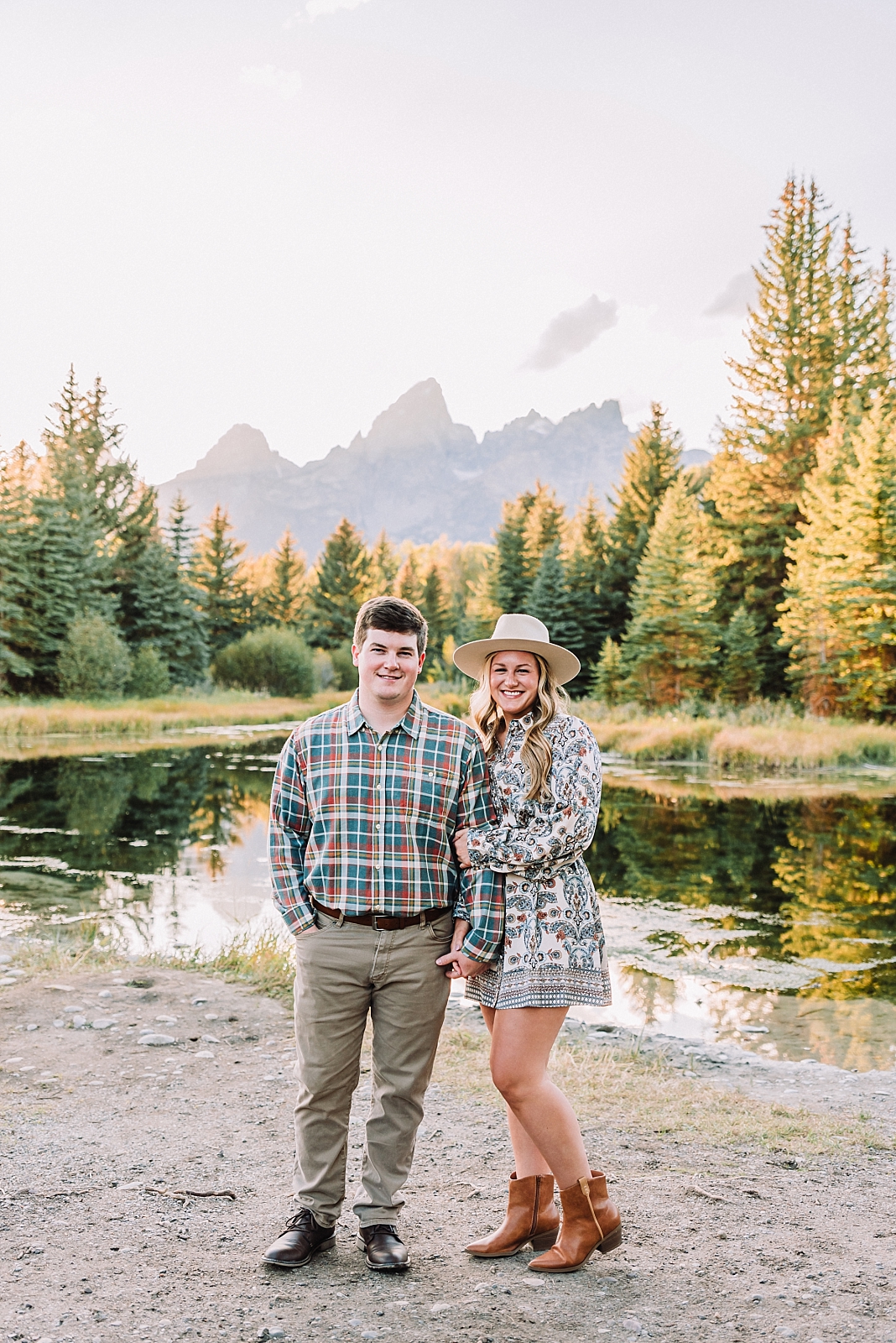 proposal photography at schwabacher's landing