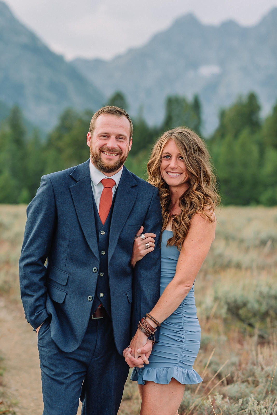 Cathedral View Turnout Vow Renewal, grand teton elopement packages