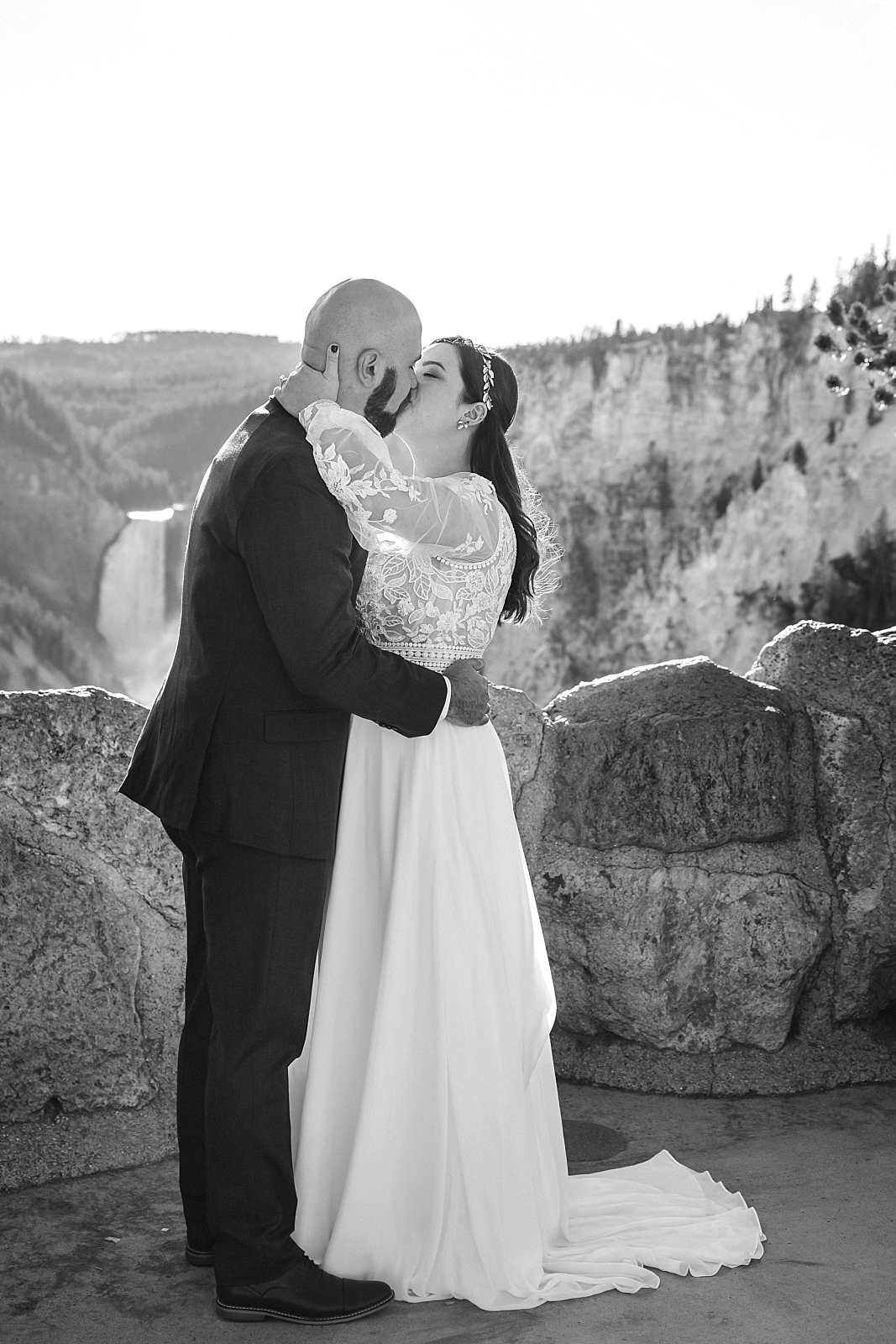 Yellowstone National Park Elopement Photography, Montana wedding photographer, wyoming wedding photography