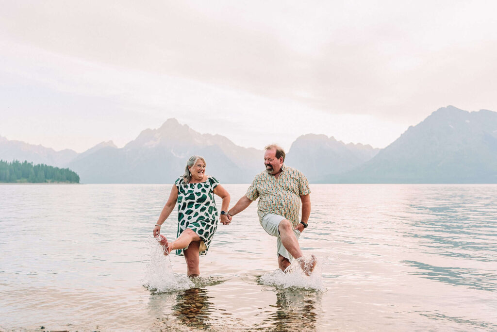 Colter Bay Anniversary Portraits, Jackson Hole Photographer, beach wedding photos, lakeside couple portraits