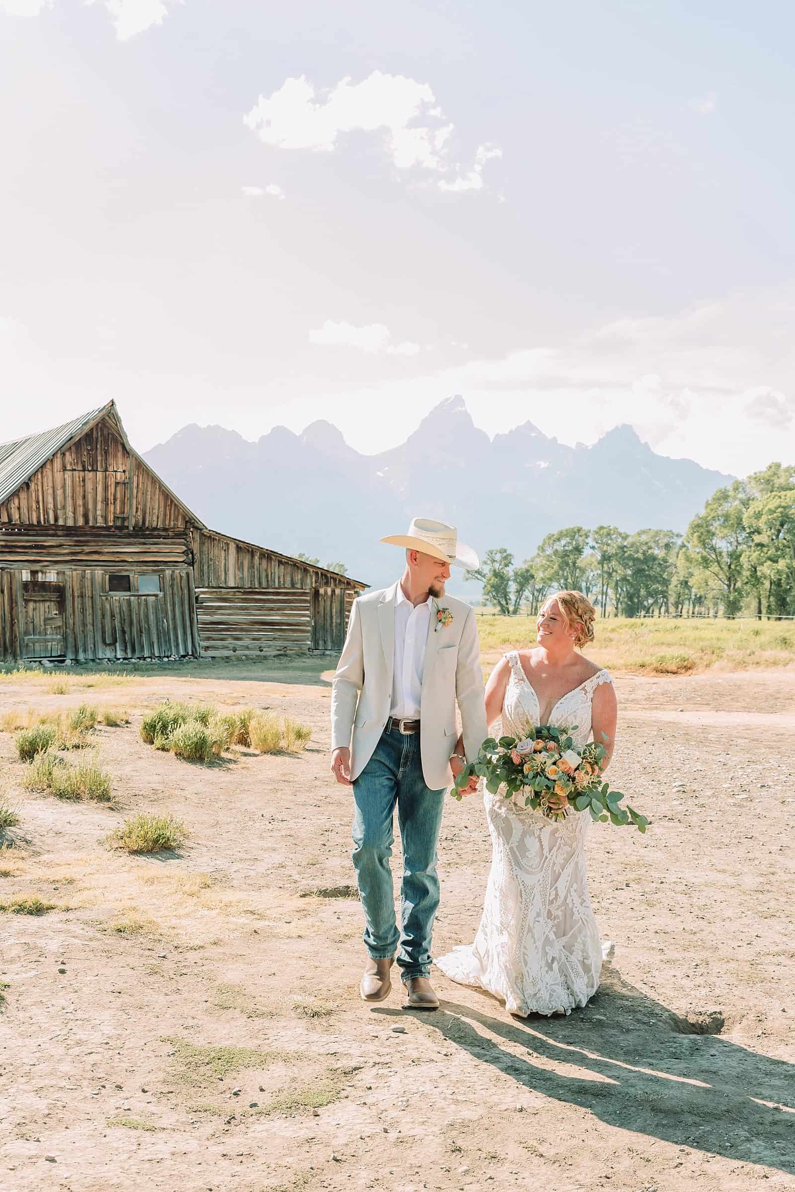 Jackson Wyoming Micro-Wedding, jackson hole wyoming elopement, eloping in jackson hole wyoming, wyoming elopement photographer, mormon row wedding