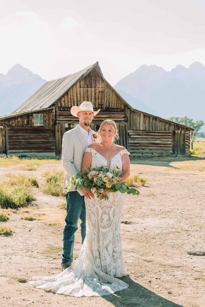 Jackson Wyoming Micro-Wedding, jackson hole wyoming elopement, eloping in jackson hole wyoming, wyoming elopement photographer, mormon row wedding