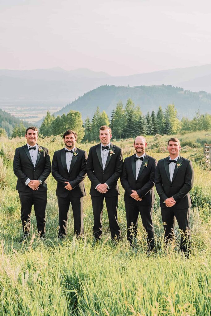 Wedding Party Photos at Spring Creek Ranch