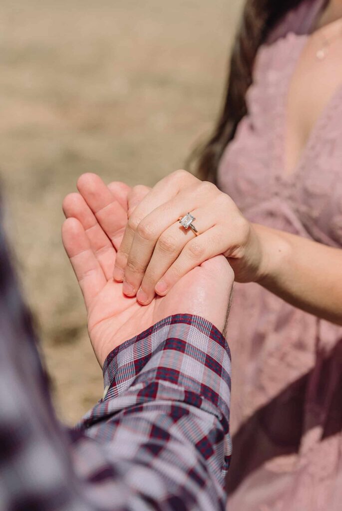 spring engagements in the snow, jackson hole engagement photographer, jackson hole photographer, photography in grand teton national park, wyoming photographer, destination photographer, spring outfit ideas