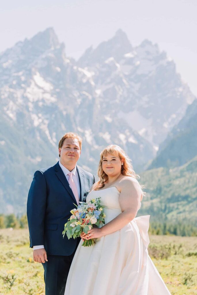 Teton Elopement with Private Vows, spring wedding, june bride, june wedding, mountain wedding, grand teton national park wedding, jackson hole wedding photographer