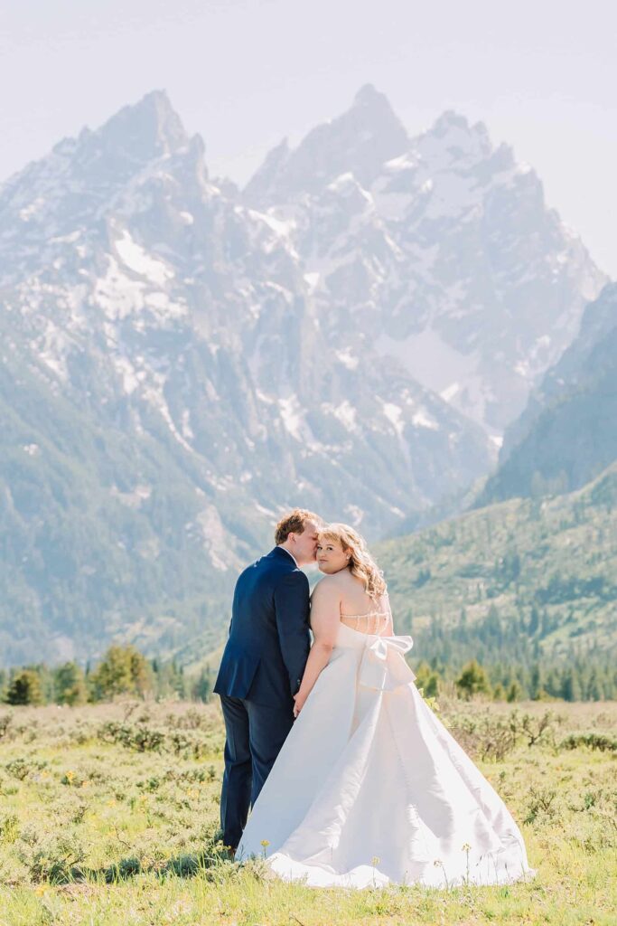 Teton Elopement with Private Vows, spring wedding, june bride, june wedding, mountain wedding, grand teton national park wedding, jackson hole wedding photographer