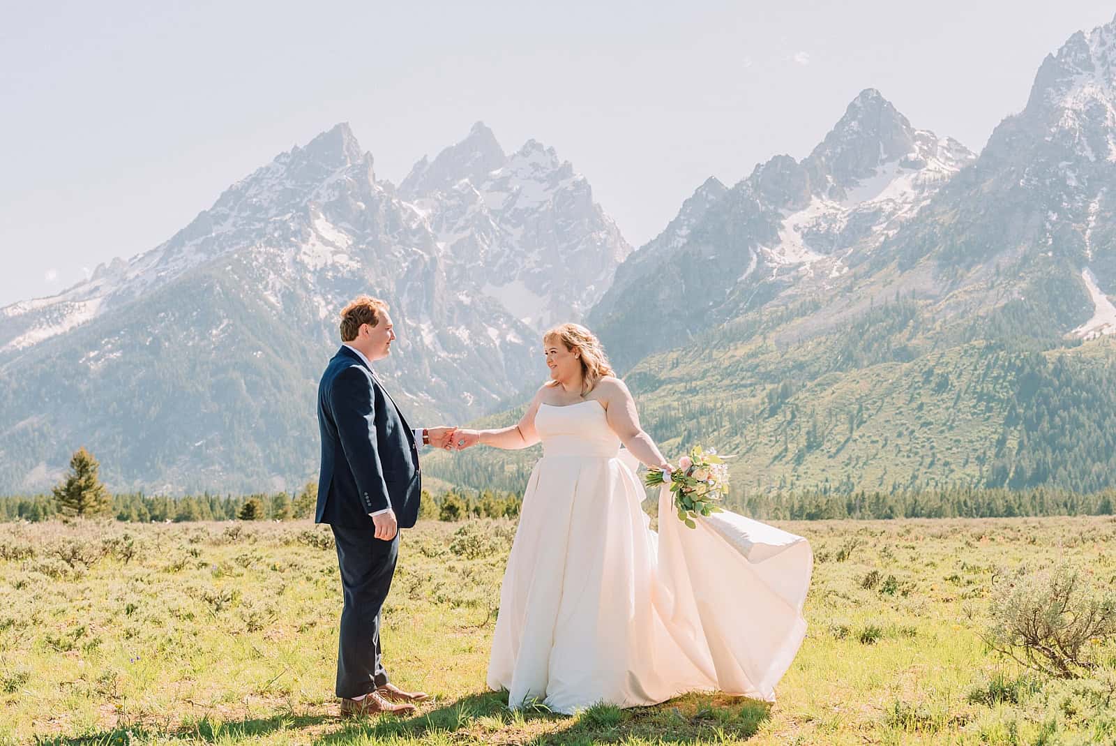 Teton Elopement with Private Vows