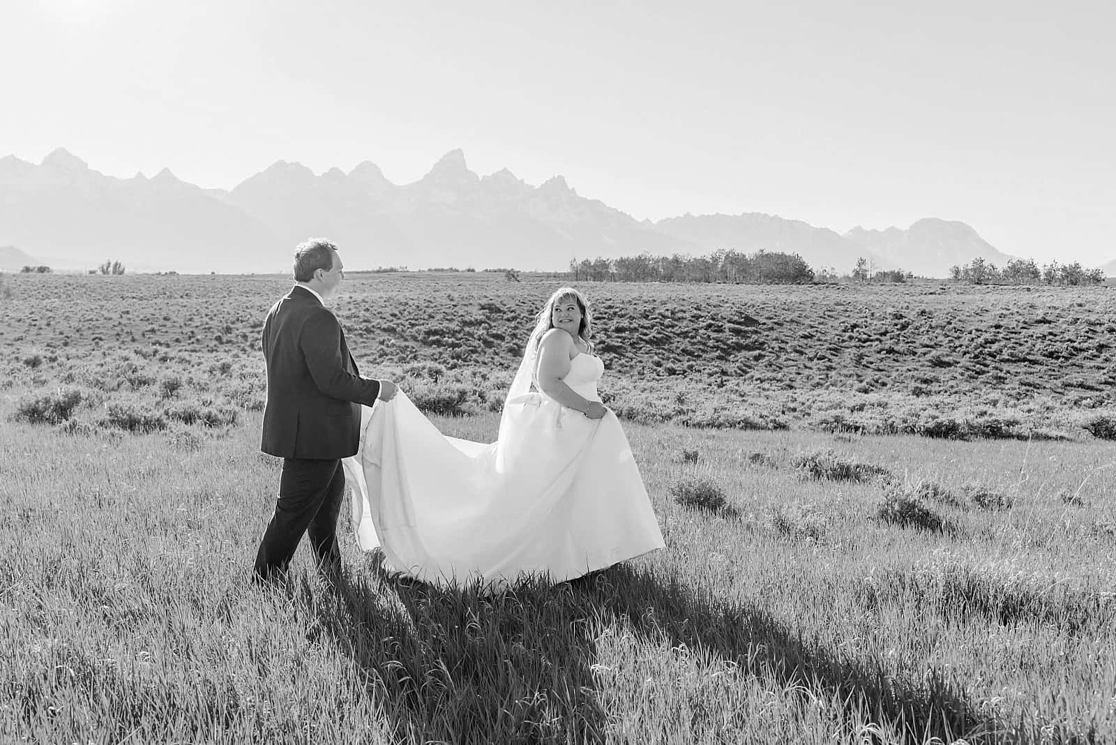 teton elopement with private vows, jackson hole elopement photographer, eloping in jackson hole wyoming