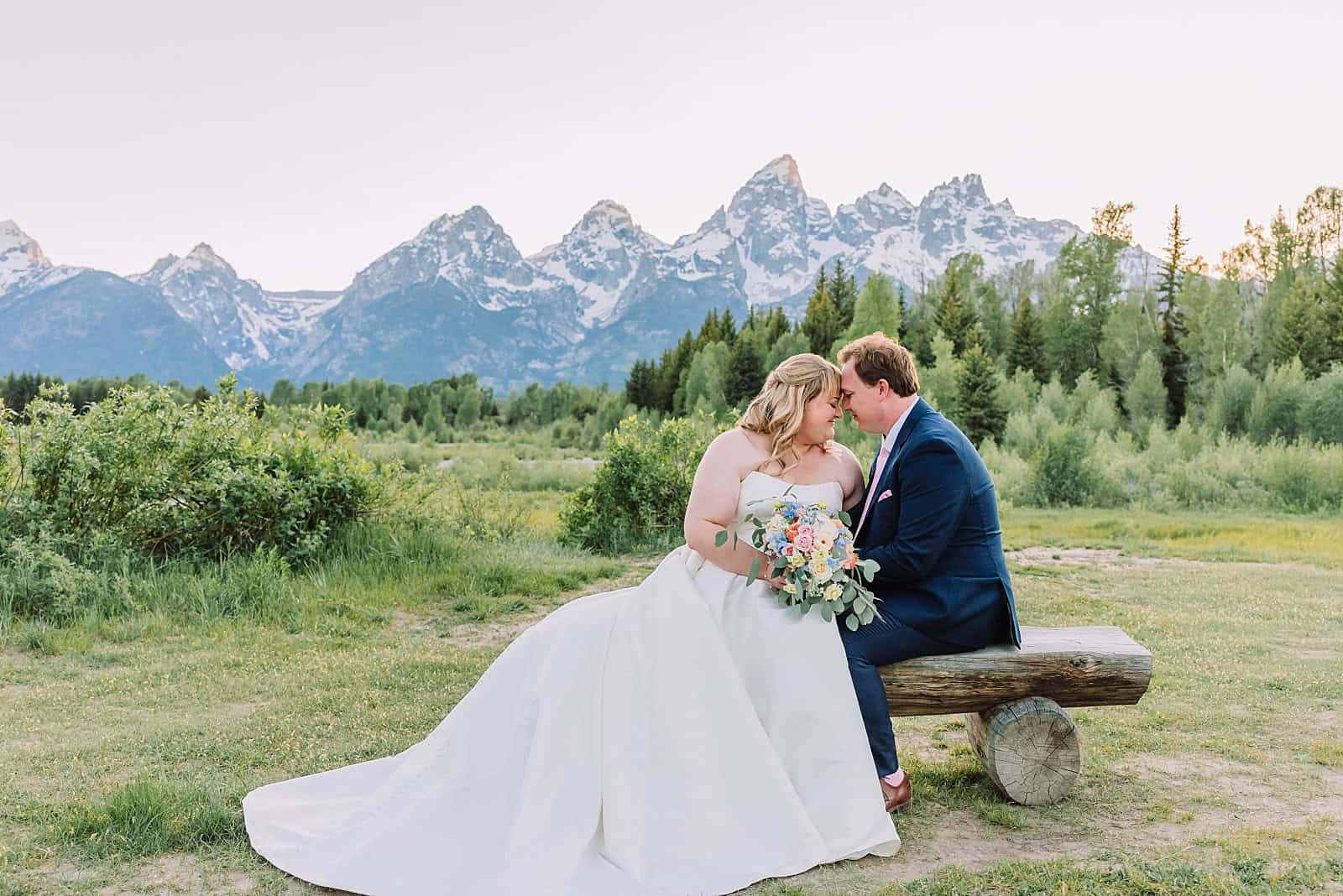 teton elopement with private vows, jackson hole elopement photographer, eloping in jackson hole wyoming