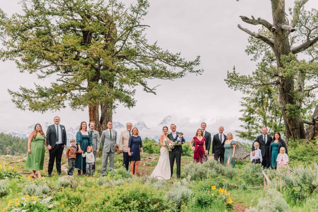 The wedding Tree ceremony in Kelly Wyoming, Jackson Hole Wedding Photographer