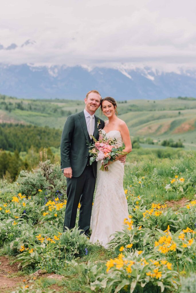 Wedding Portraits for Bride and Groom at the Wedding Tree