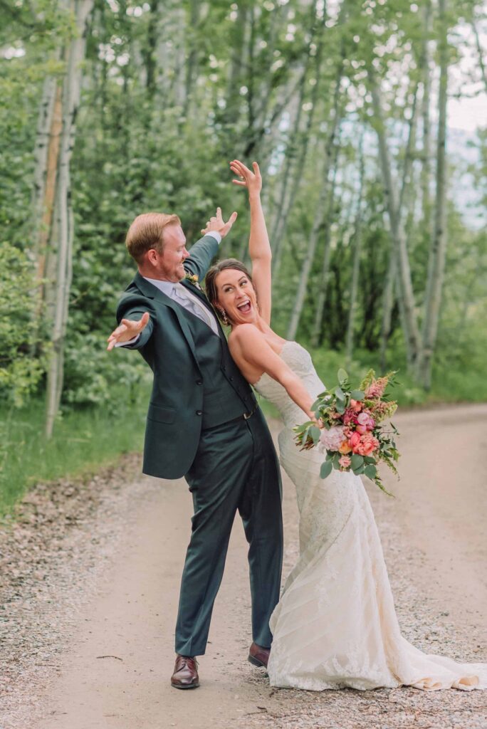 outdoor wedding ceremony, summer wedding inspiration, jackson hole photographer, micro-wedding, elopement photography