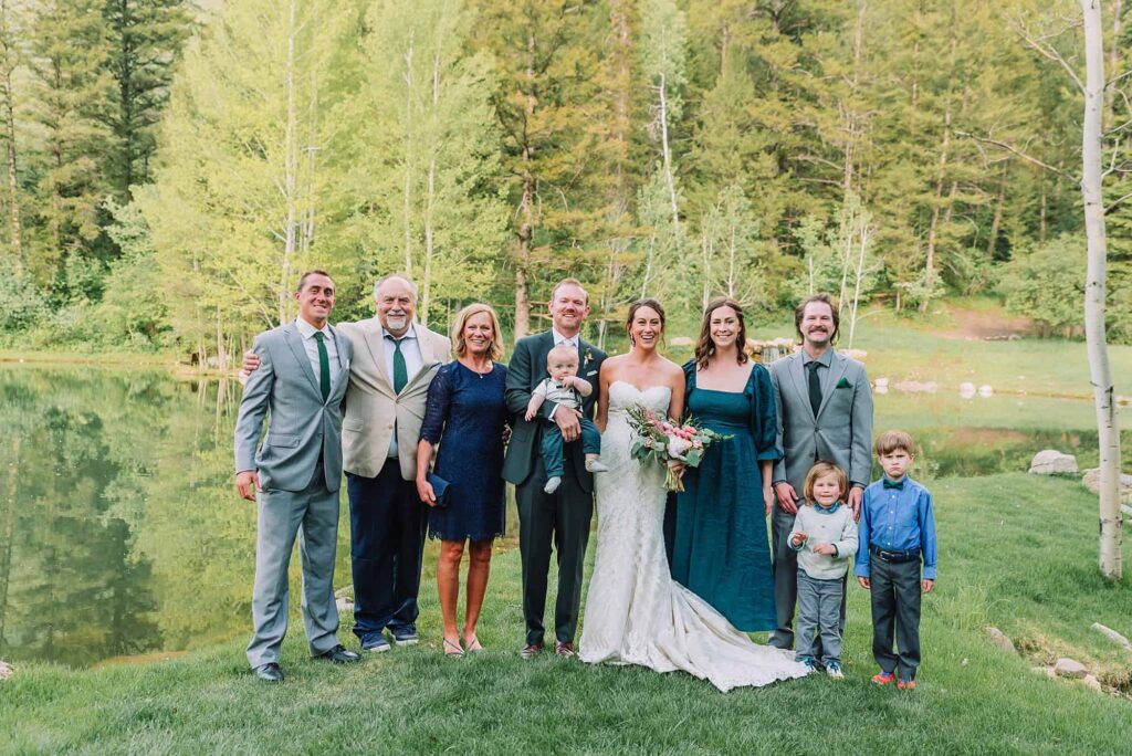 outdoor wedding ceremony, summer wedding inspiration, jackson hole photographer, micro-wedding, elopement photography