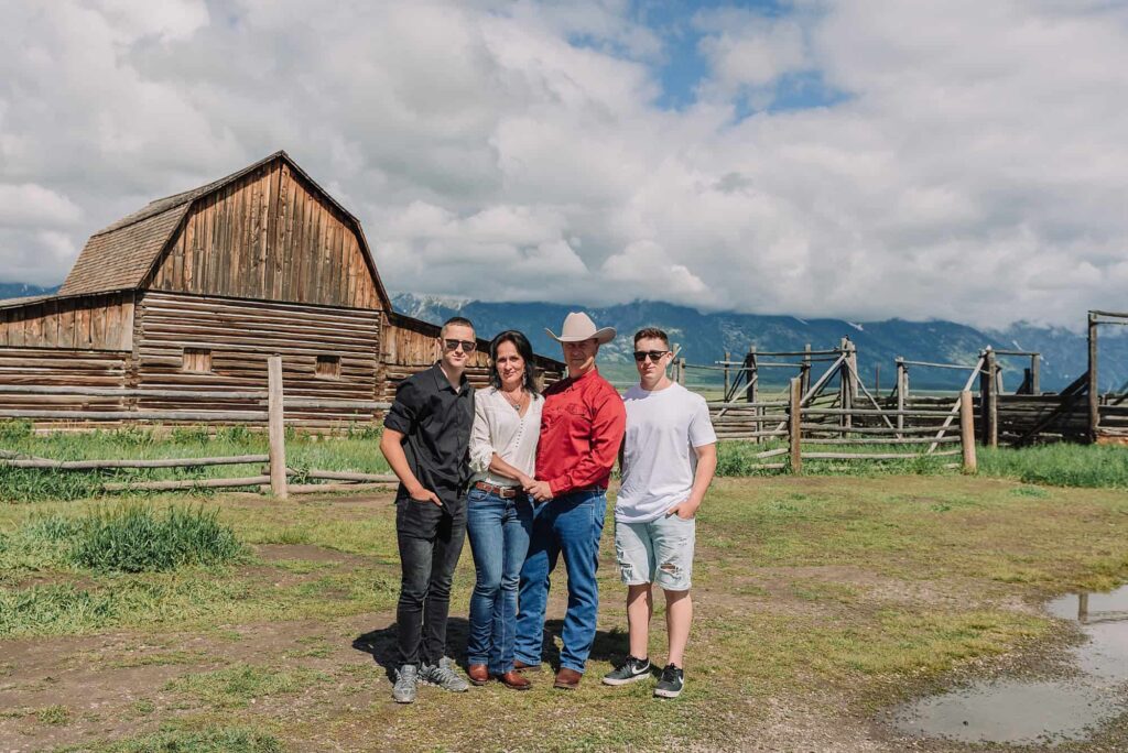 Famous Mormon Row Barns, Jackson Hole Photographer, Western Vow Renewal