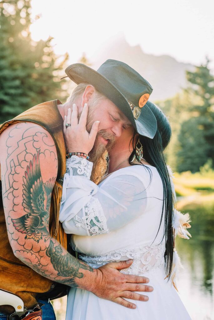 schwabacher landing wedding photos, jackson hole wedding photographer, western wedding