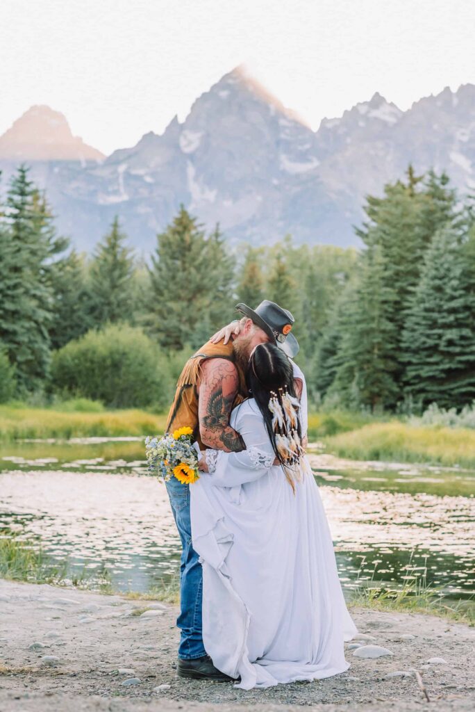 western vow renewal portraits, mountain wedding, jackson hole photographer, anniversary photos