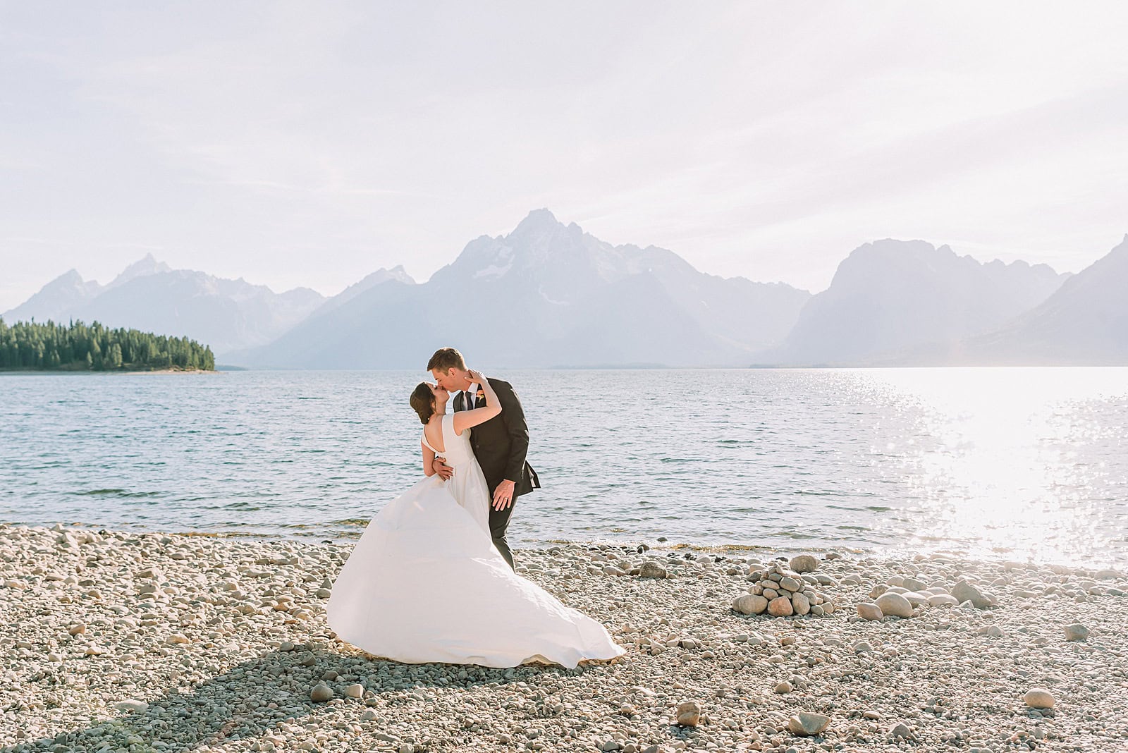 jackson hole elopement at Colter Bay Fall elopement in Grand Teton National Park Autumn wedding in Jackson Hole Grand Teton National Park wedding Jackson Hole fall wedding Fall wedding in Wyoming Romantic fall elopement in the Tetons