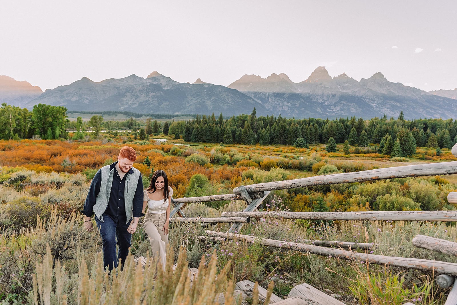 jackson hole engagement photographer engagement photo ideas fall fall engagement photo ideas grand teton engagement photos jackson hole photographer