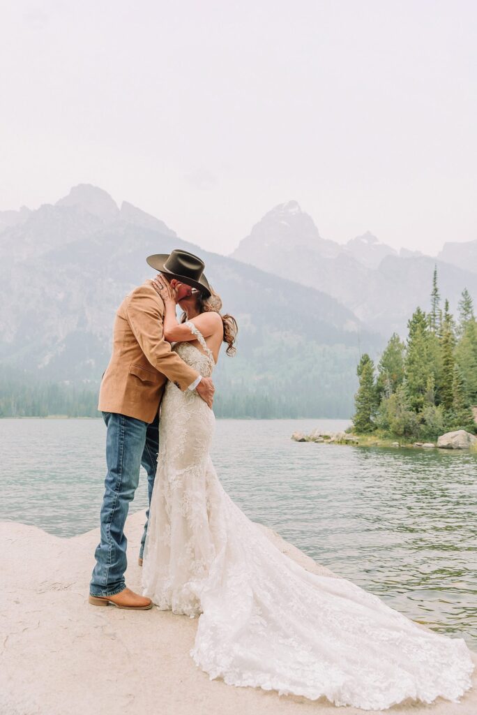 Romantic summer elopement in the Tetons elopement at Grand Teton National Park elopement photographer Jackson Hole elopement packages Wedding venues in Grand Teton National Park Scenic wedding spots in Jackson Hole summer wedding in Grand Teton