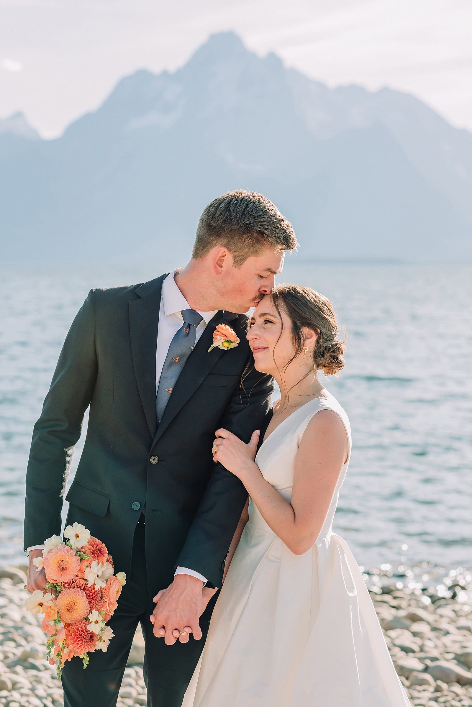 jackson hole elopement at Colter Bay Fall elopement in Grand Teton National Park Autumn wedding in Jackson Hole Grand Teton National Park wedding Jackson Hole fall wedding Fall wedding in Wyoming Romantic fall elopement in the Tetons