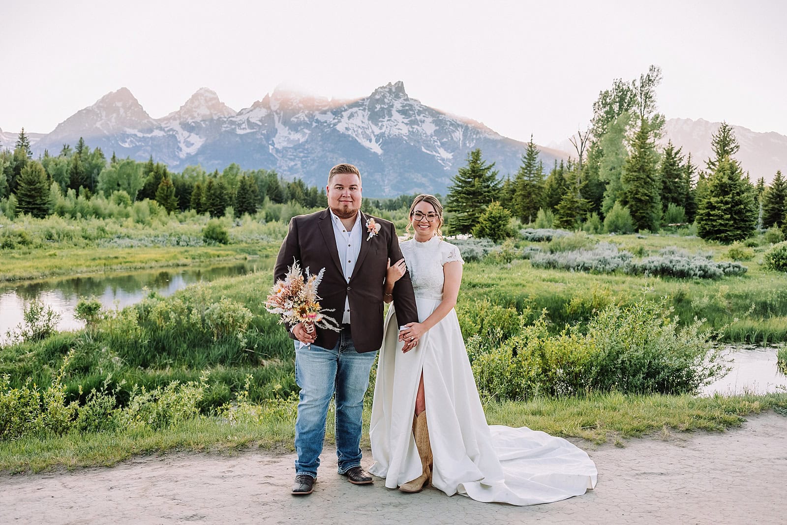 spring elopement in jackson hole jackson hole elopement grand teton elopement photographer wedding ceremony tips eloping in jackson hole wyoming