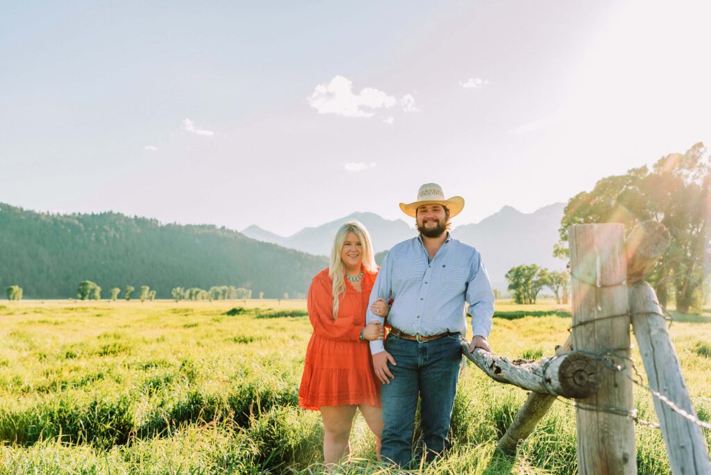 mormon row jackson hole engagement photographer engagement photo ideas spring summer engagement photo ideas grand teton engagement photos anniversary photos jackson hole photographer poses for couples