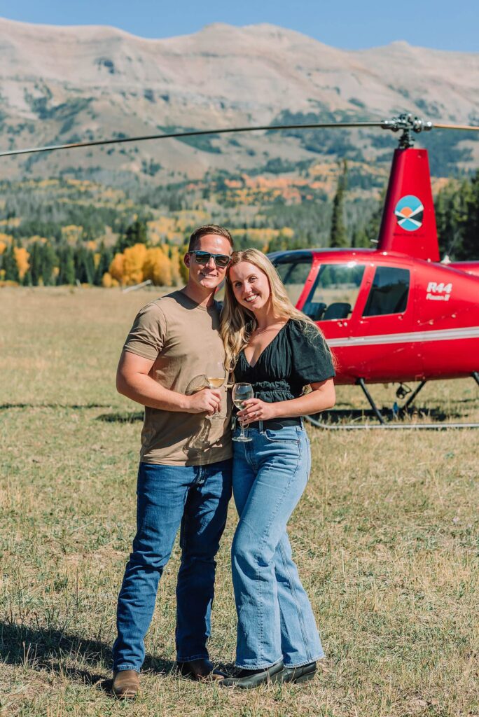 unique proposal ideas, jackson hole helicopter proposal, destination proposal, jackson hole engagements, jackson hole photographer, wind river air, gros ventre mountains, teton mountains, fun proposal ideas