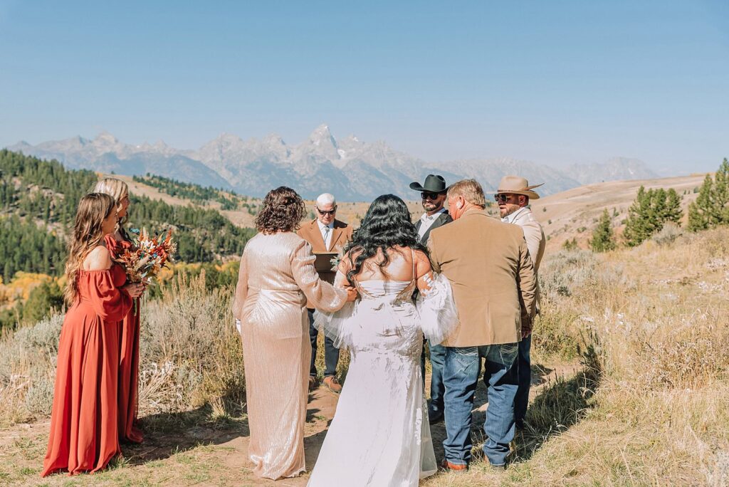 Fall Micro Wedding and Portraits grand teton elopement photographer jackson hole elopement wedding ceremony tips micro wedding jackson hole Jackson Hole fall wedding Fall wedding in Wyoming Romantic fall elopement in the Tetons