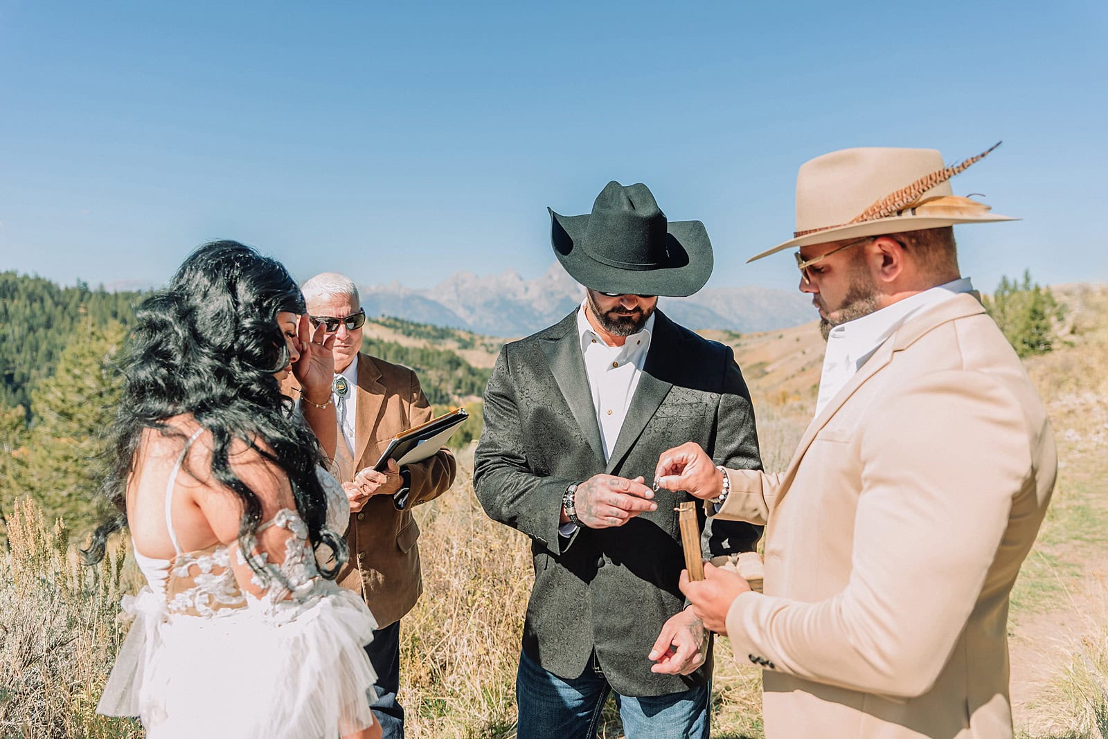 Fall Micro Wedding and Portraits grand teton elopement photographer jackson hole elopement wedding ceremony tips micro wedding jackson hole Jackson Hole fall wedding Fall wedding in Wyoming Romantic fall elopement in the Tetons