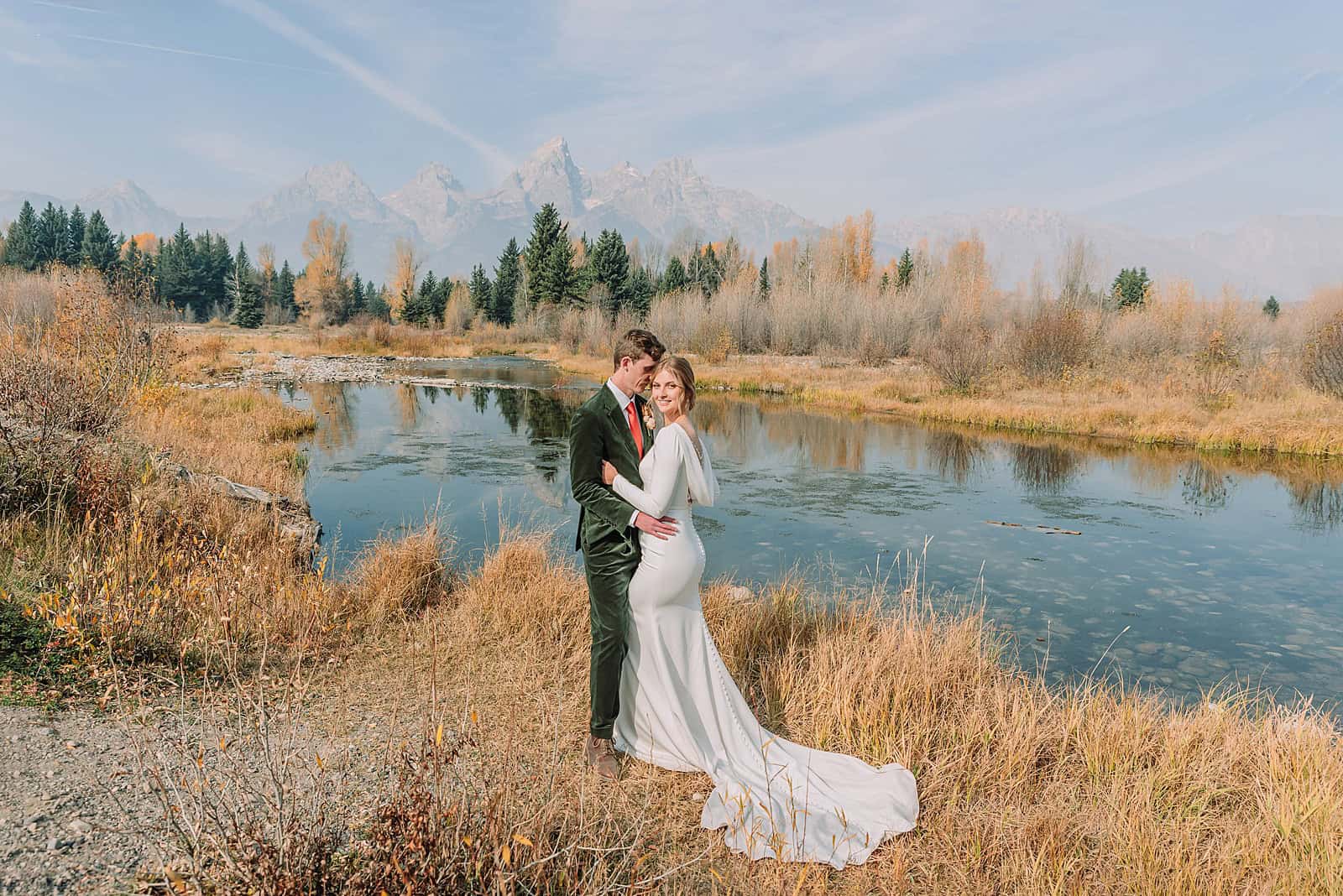 Jackson Wyoming Micro Wedding grand teton elopement photographer jackson hole elopement wedding ceremony tips micro wedding jackson hole Jackson Hole fall wedding Fall wedding in Wyoming Romantic fall elopement in the Tetons
