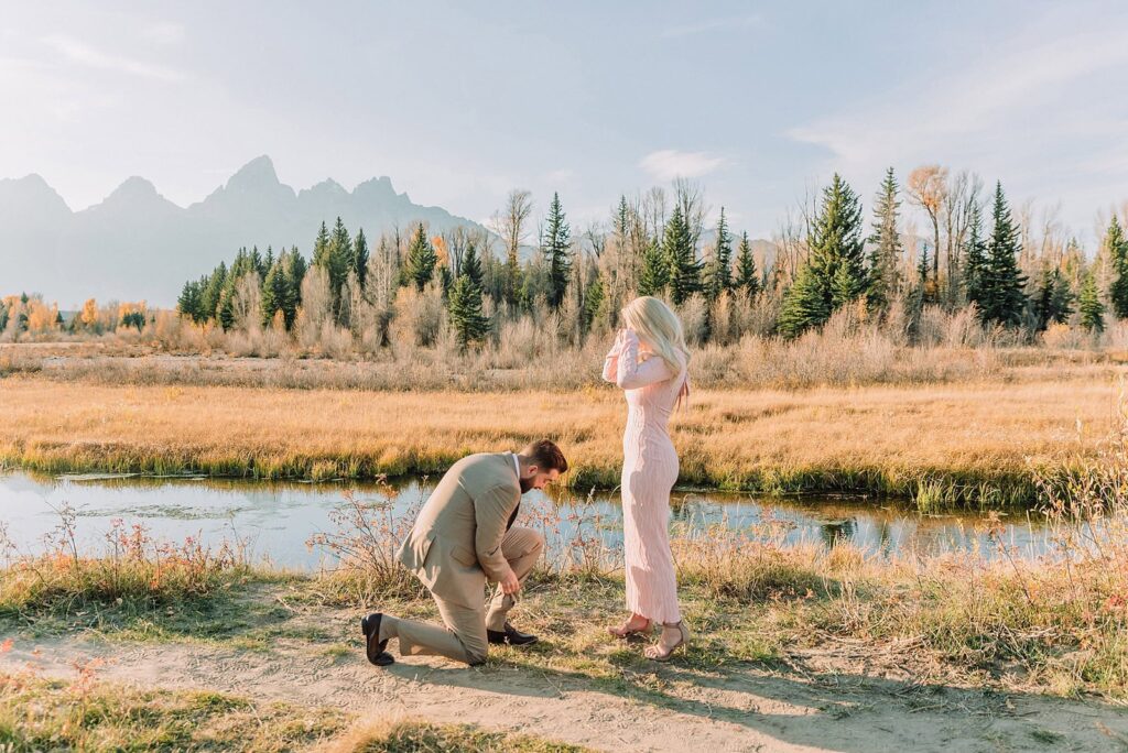 poses for couples jackson hole proposal photographer fall engagement photo outfits engagement photography near me wyoming photographer grand teton engagement photos grand teton engagement photographer schwabacher landing engagement photos