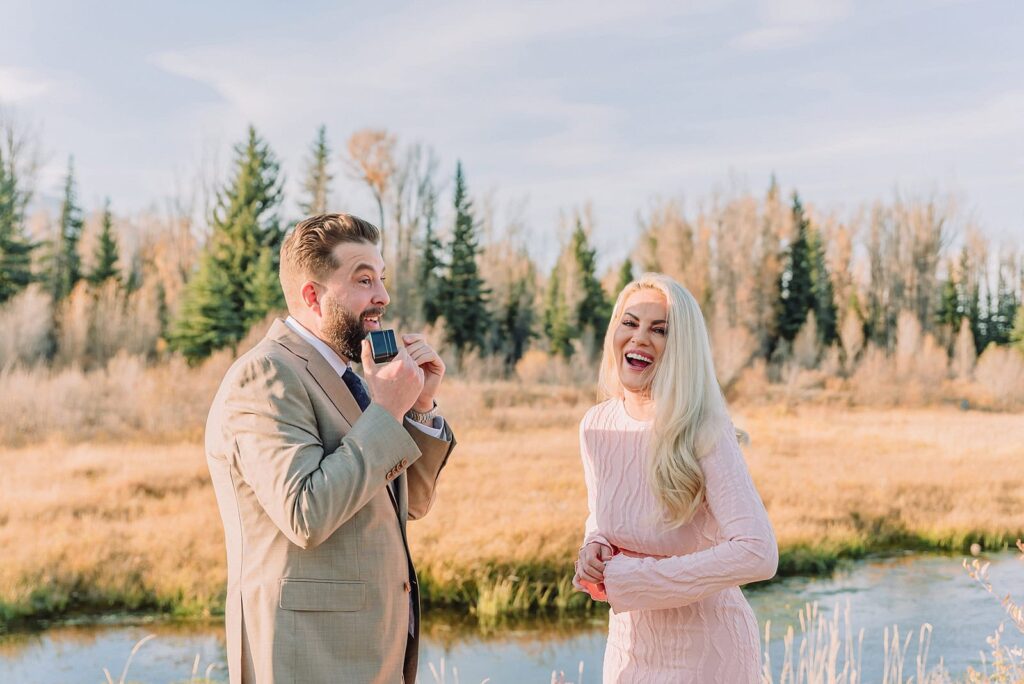 poses for couples jackson hole proposal photographer fall engagement photo outfits engagement photography near me wyoming photographer grand teton engagement photos grand teton engagement photographer schwabacher landing engagement photos