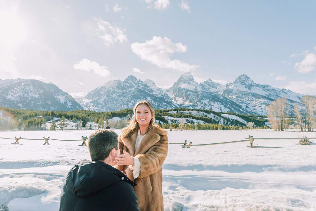 grand teton engagement photos anniversary photos jackson hole photographer poses for couples spring jackson hole proposal