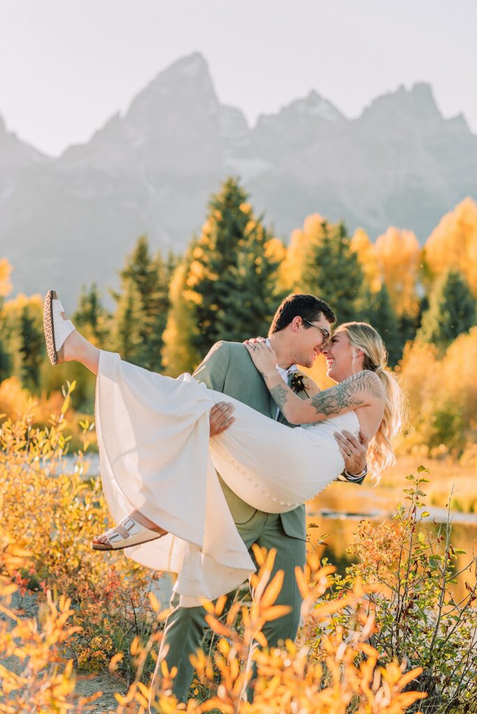 Schwabacher Landing Wedding Portraits