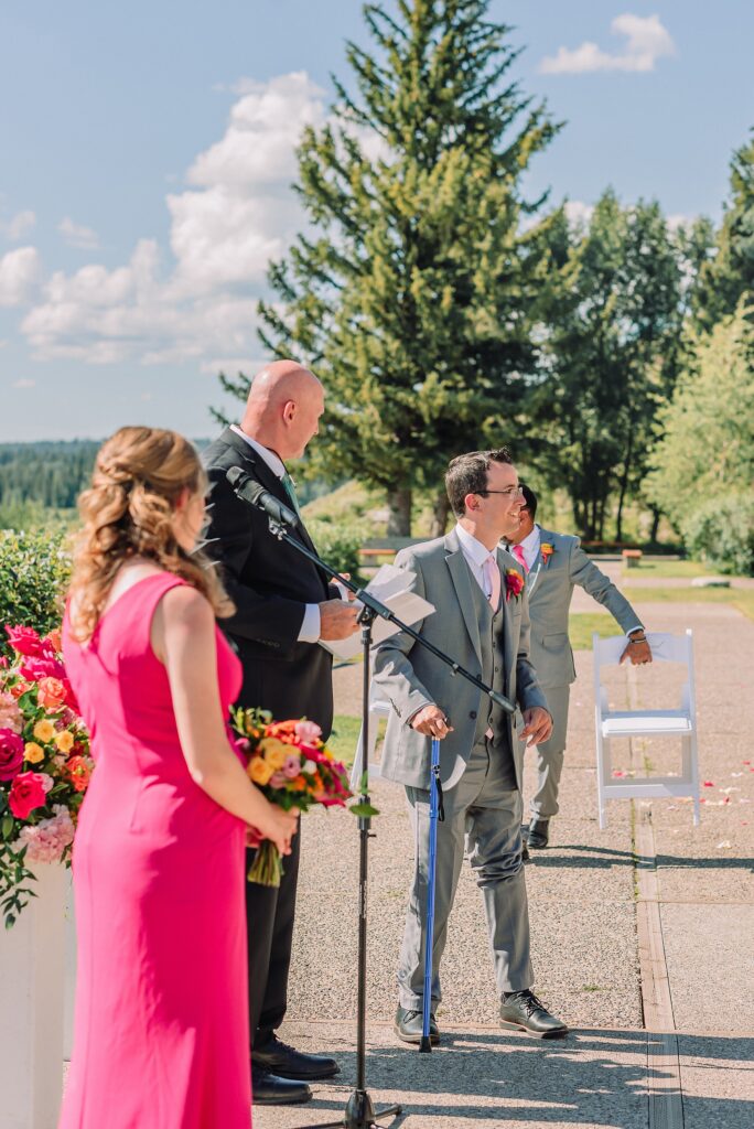 Jackson Lake Lodge wedding with Mount Moran view July wedding at Jackson Lake Lodge Wyoming Wyoming destination wedding in the Tetons outdoor wedding ceremony in Grand Teton National Park