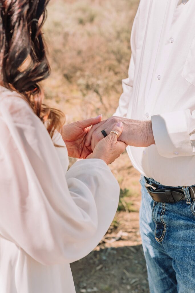 Grand Teton elopement at Albright View Turnout Pastor Ray officiant Grand Teton wedding ceremony Early May Grand Teton elopement photography Intimate mountain wedding with family witnesses