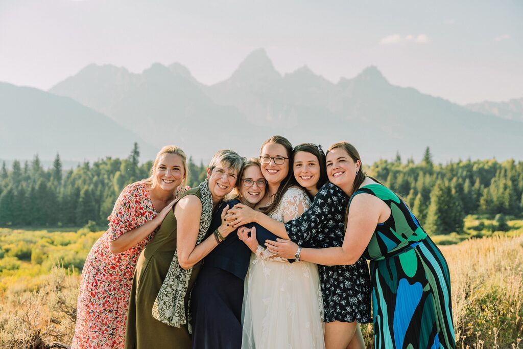 Grand Teton National Park intimate wedding ceremony Blacktail Ponds Overlook elopement photography vegan wedding cupcakes Wyoming baker dispersed ceremony permit Grand Teton wedding