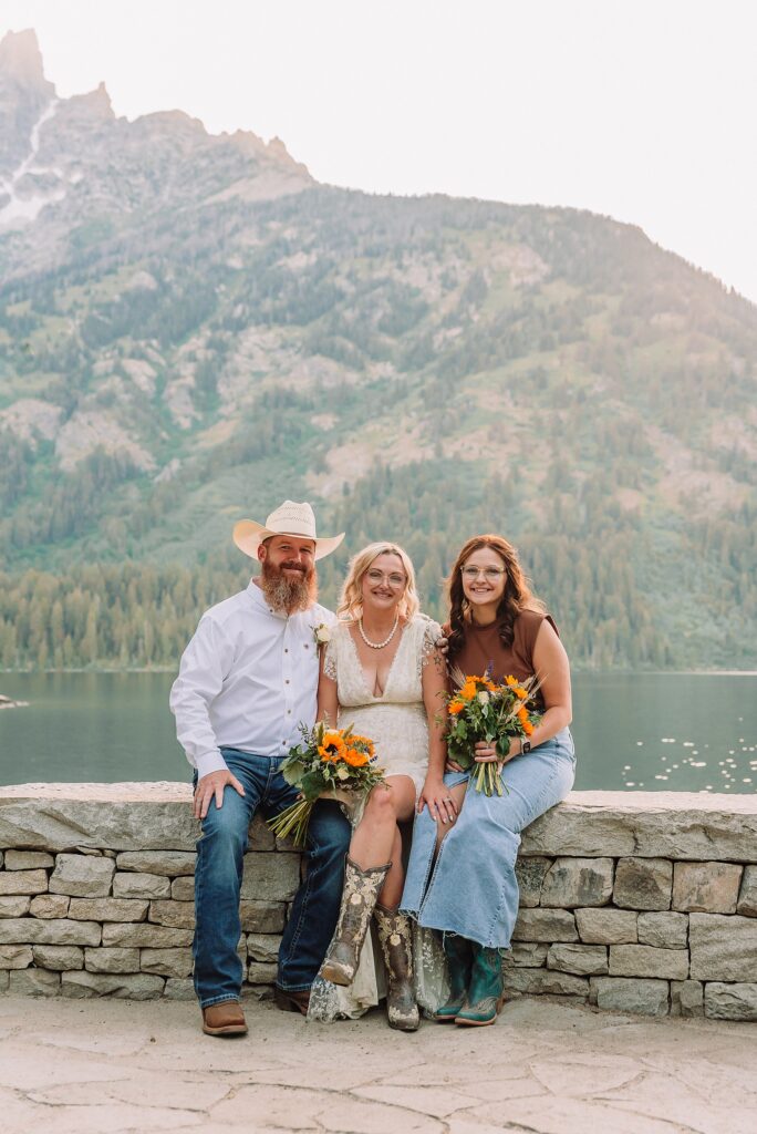 Jenny Lake vow renewal photography session romantic couples photos Jenny Lake Jackson Hole couple dancing in water Jenny Lake Wyoming mountain elopement with Teton backdrop Jackson Hole Photographer romantic Jackson Hole couple photography