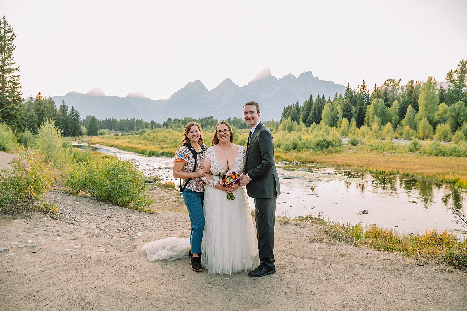 romantic Teton mountain wedding photography couples candid outdoor wedding portraits Jackson Hole classic posed engagement photos Grand Tetons adventure wedding photography Wyoming mountains natural light couples portraits Teton National Park