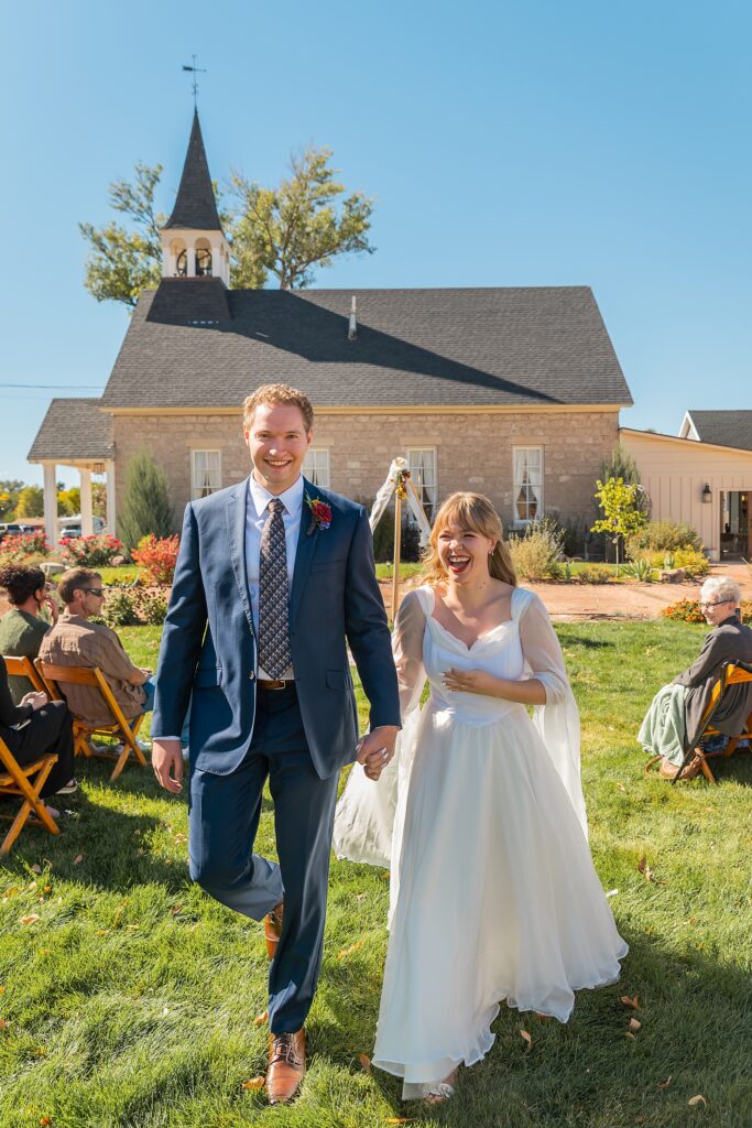 backyard elopement to wedding celebration handmade wedding arch ceremony photography Utah Wedding Photographer small town Utah wedding celebration