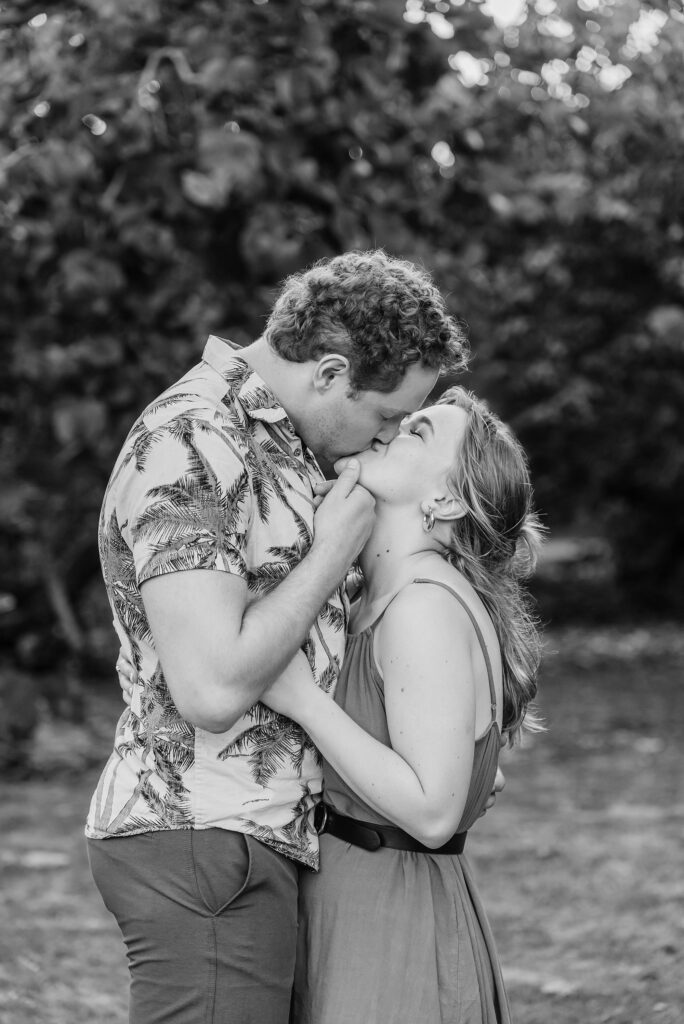 Vieques beach proposal photographer Puerto Rico Media Luna beach engagement photos Vieques surprise proposal photography Puerto Rico beaches birthday proposal ideas Vieques island